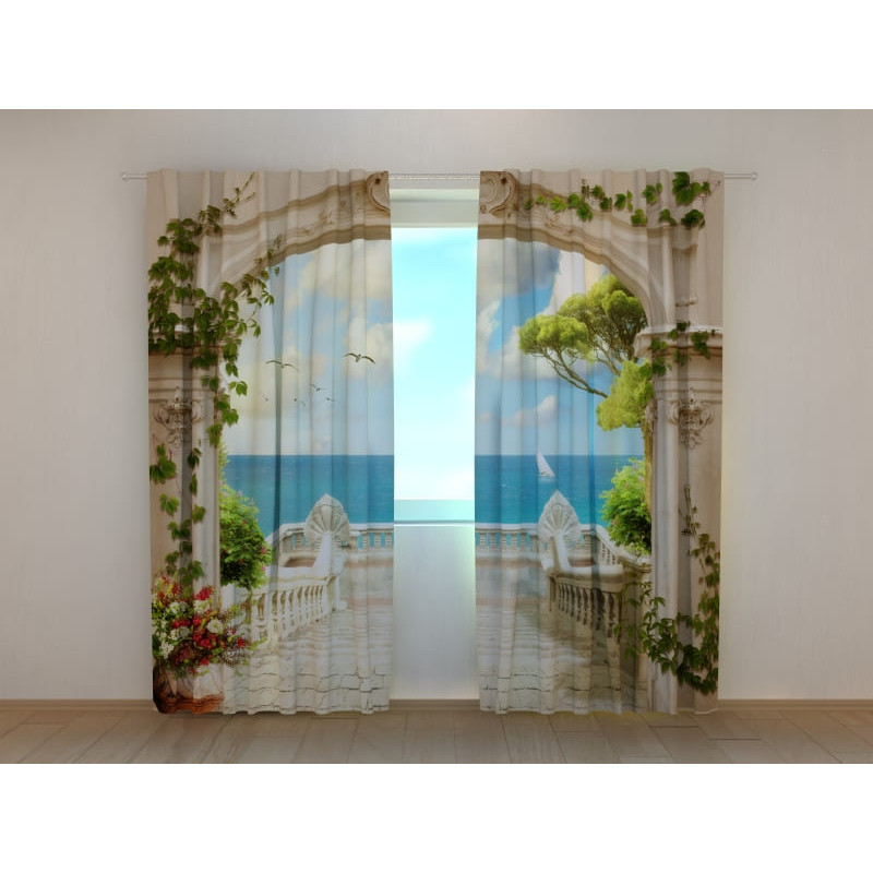 1,00 € Personalized tent - arch and balcony with sea view