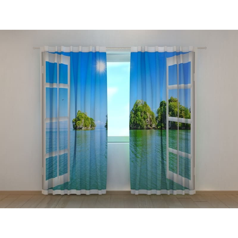 1,00 € Personalized tent - with window overlooking the sea