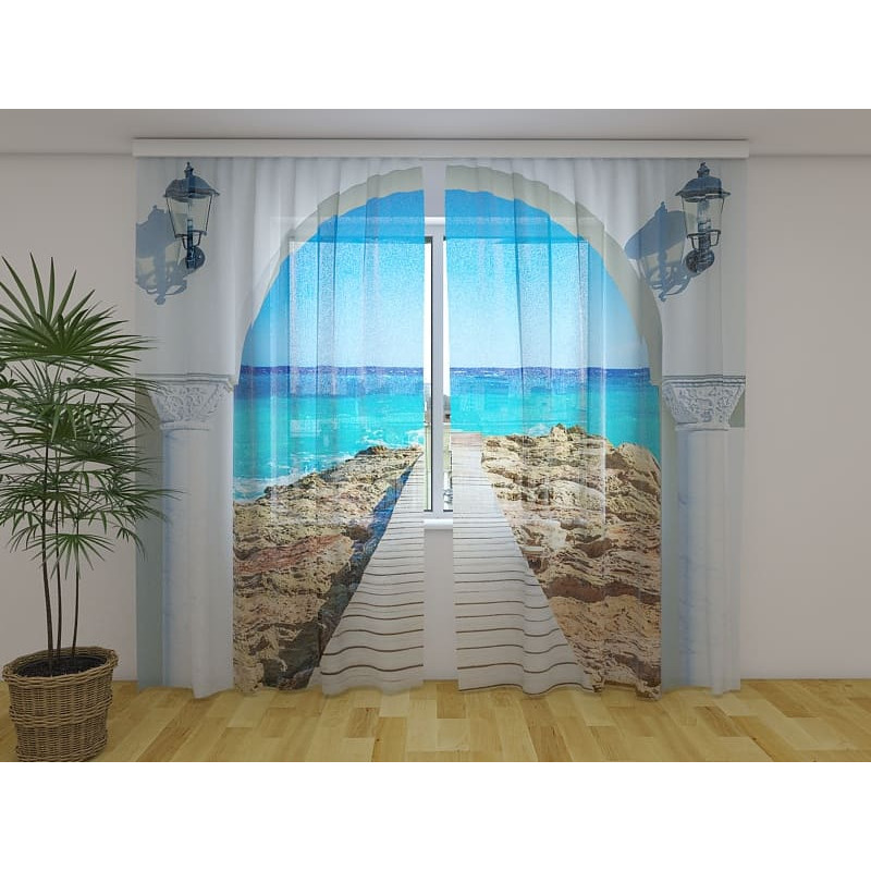 1,00 € Custom tent - Arch with a walkway over the sea