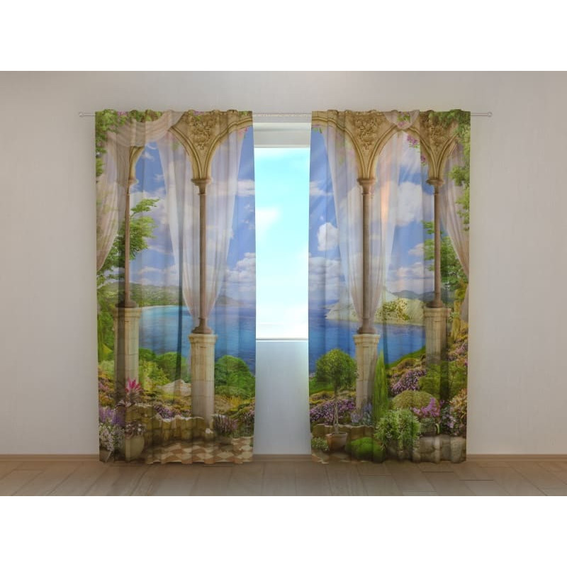 1,00 € Custom tent - with a garden overlooking the sea