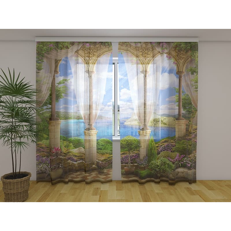 1,00 € Custom tent - with a garden overlooking the sea