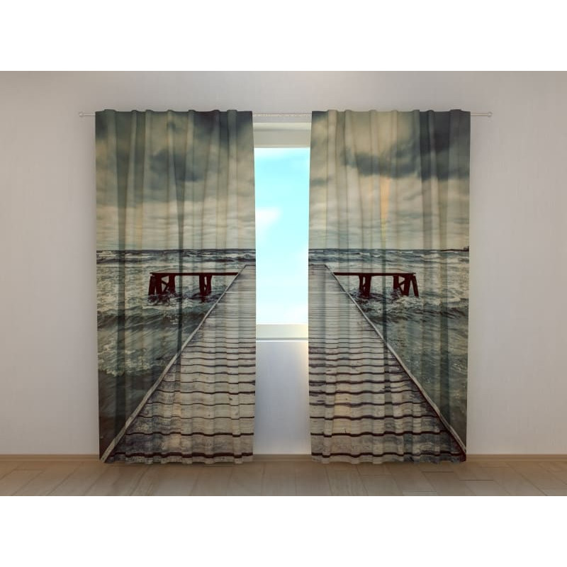 1,00 € Perdea personalizată - pe dig înainte de furtună