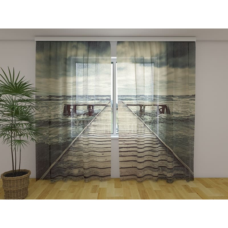 1,00 € Perdea personalizată - pe dig înainte de furtună