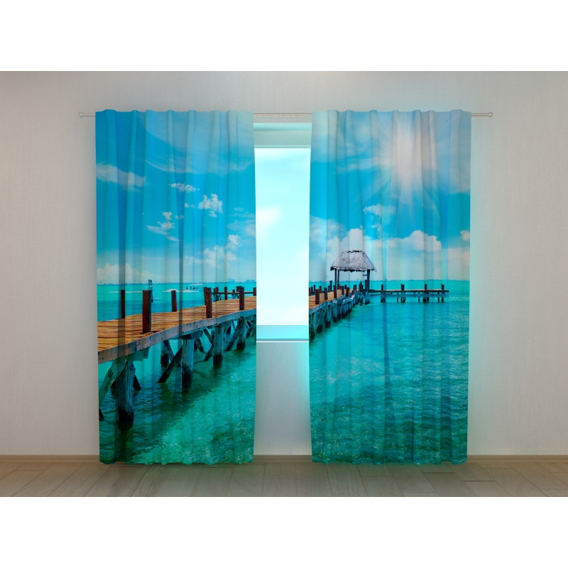 1,00 € Gepersonaliseerde tent - Pier aan de zee van Mexico