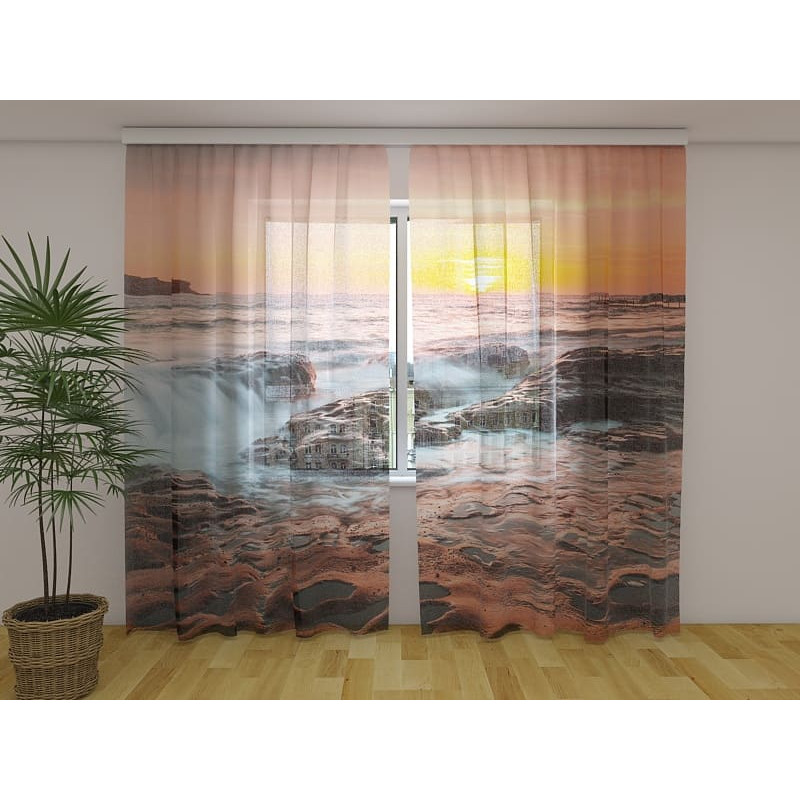 1,00 € Cortina personalizada: con el mar y rocas australianas