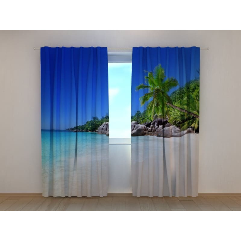 1,00 € Personalized tent - The beach with palm trees