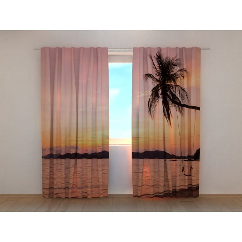 1,00 € Custom tent - tropical landscape at sunset