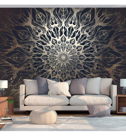 Wall Mural - Spider Web (Brown)