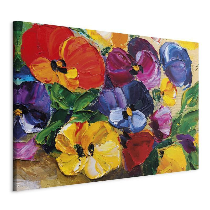 31,90 € Canvas Print - Spring Pansies