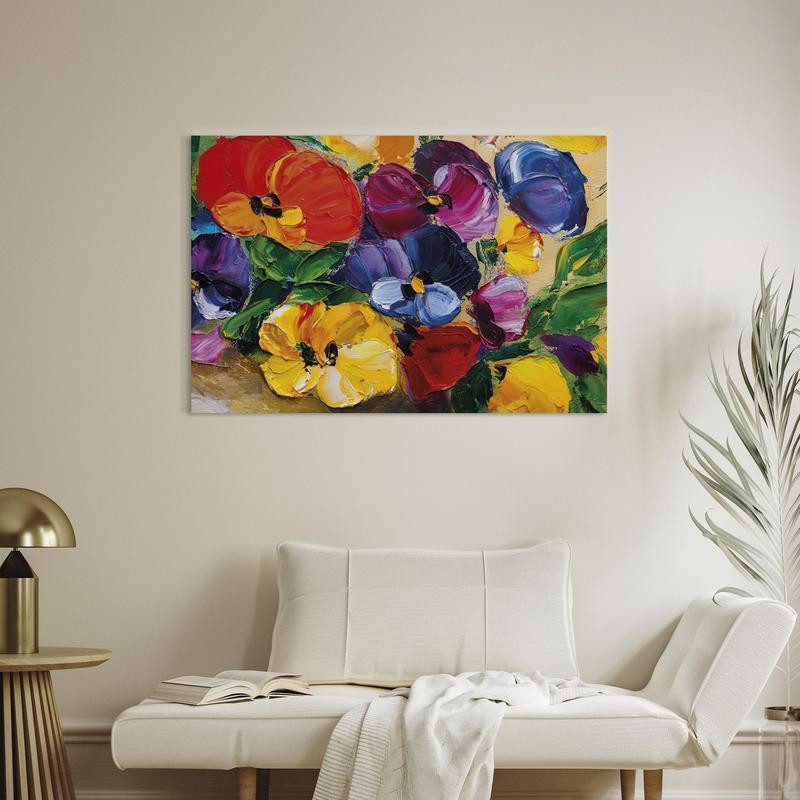 31,90 € Schilderij - Spring Pansies