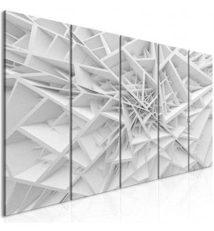 92,90 € Schilderij - Complicated Geometry (5 Parts) Narrow