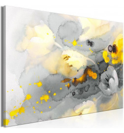 Canvas Print - Colorful Storm of Flowers (1 Part) Wide