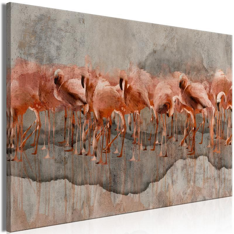 31,90 € Schilderij - Flamingo Lake (1 Part) Wide