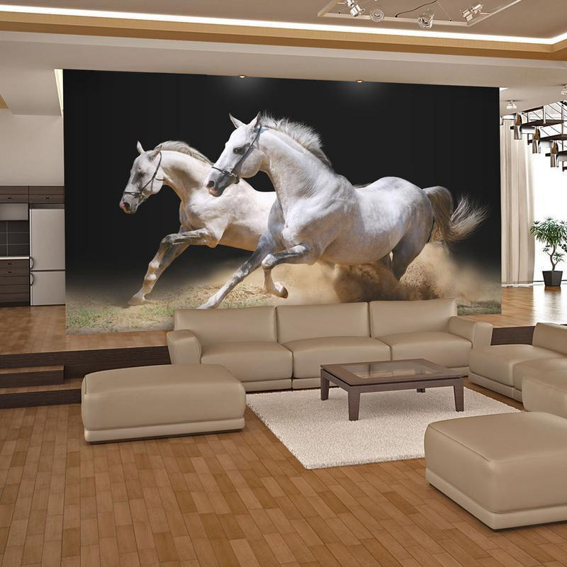 73,00 €Papier peint - Galloping horses on the sand