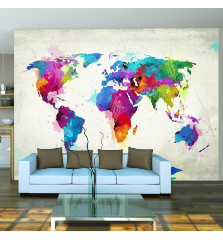 73,00 € Fotobehang - The map of happiness