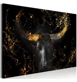 Canvas Print - Enraged Bull (1 Part) Vertical - Third Variant