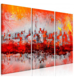 61,90 € Canvas Print - New York Sunset (3 Parts)