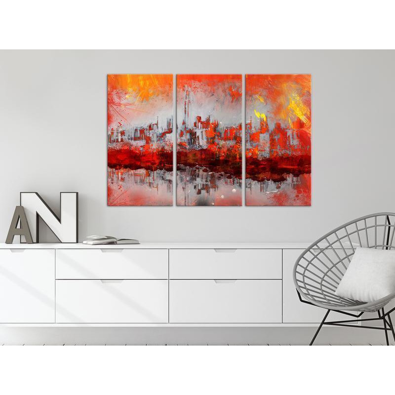 61,90 € Canvas Print - New York Sunset (3 Parts)