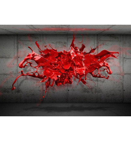 Wall Mural - Red Ink Blot