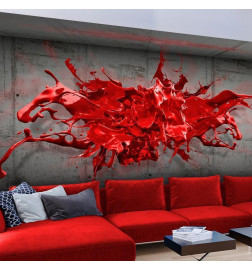 Mural de parede - Red Ink Blot