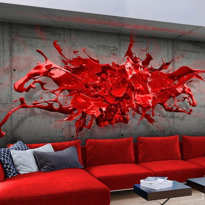 34,00 € Fotobehang - Red Ink Blot