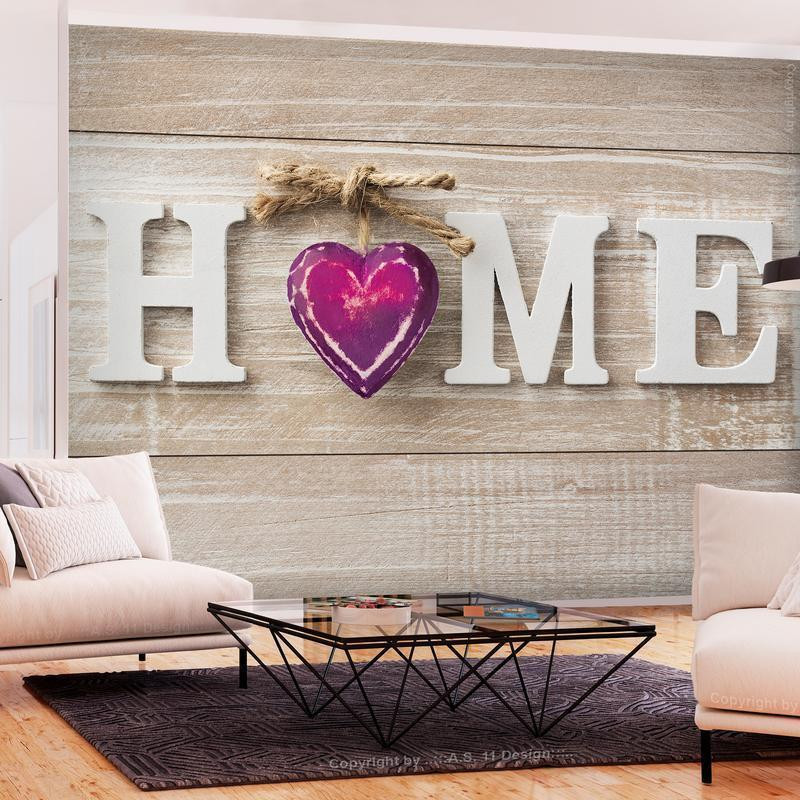 34,00 € Wall Mural - Home Heart (Violet)
