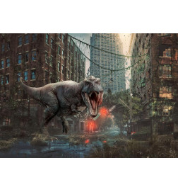 Wall Mural - Dinosaur in the City