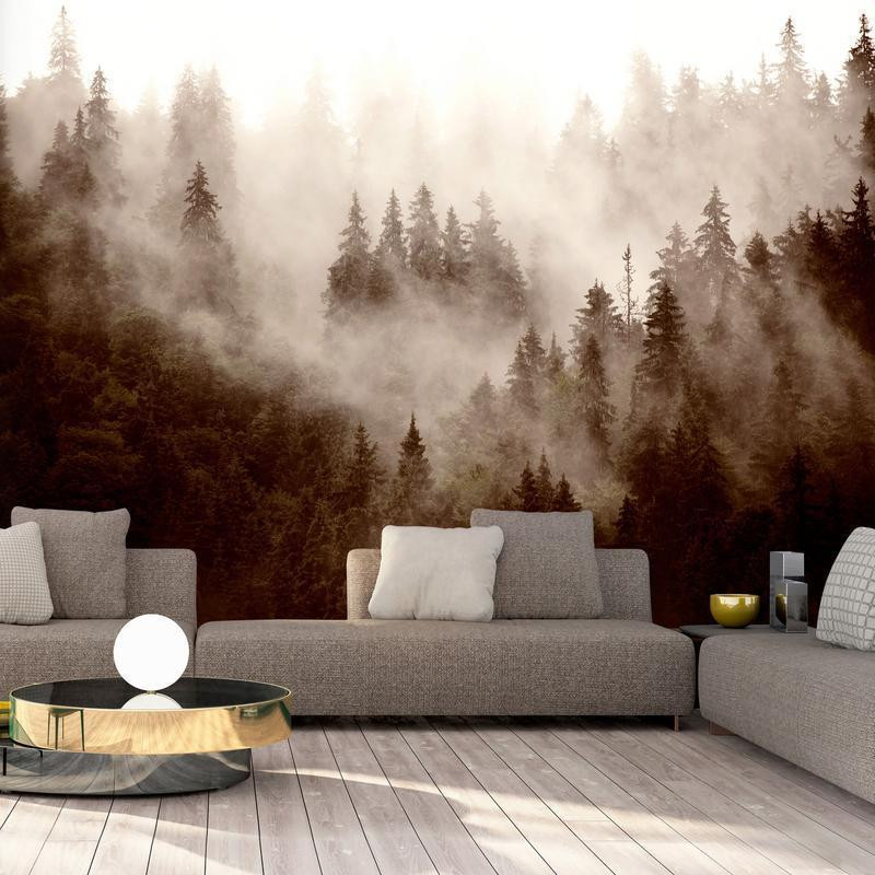 34,00 € Wall Mural - Mountain Forest (Sepia)