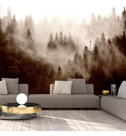 34,00 € Wall Mural - Mountain Forest (Sepia)