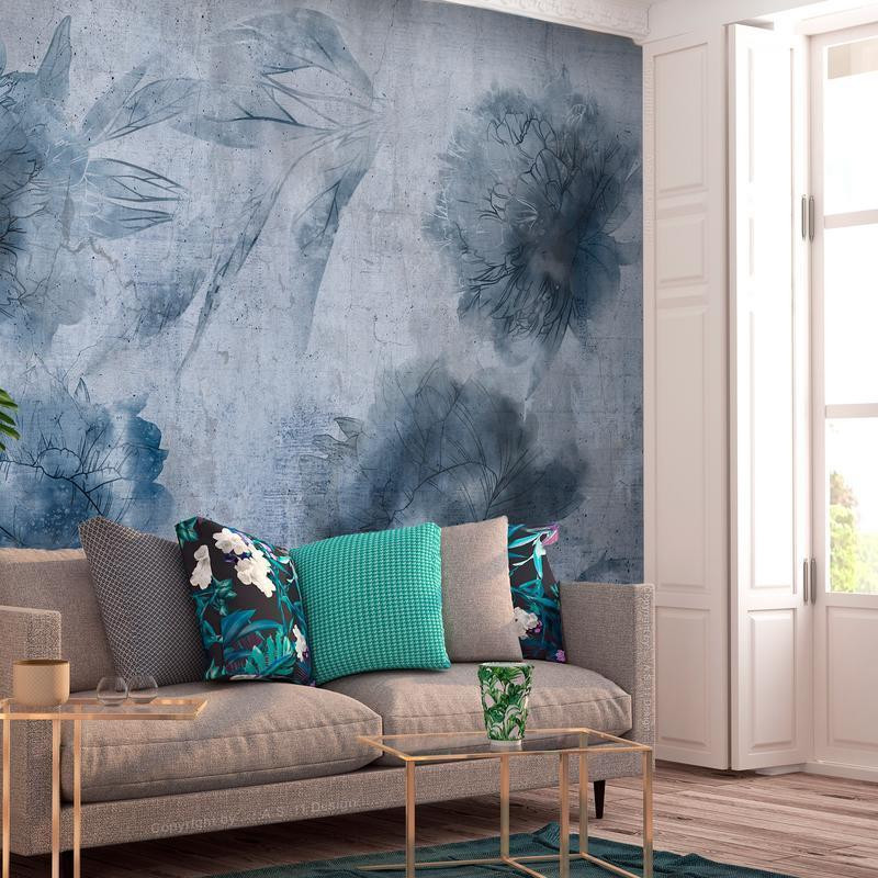 34,00 € Wall Mural - Blue Peonies