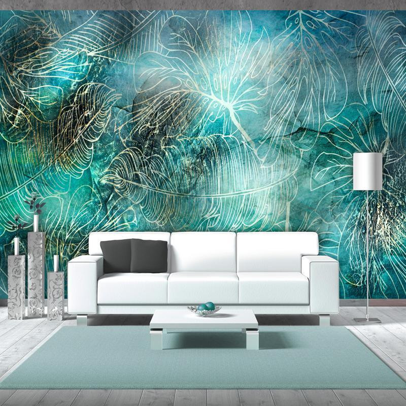 34,00 € Wall Mural - Turquoise Vegetation
