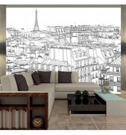 73,00 € Fotobehang - Parisians sketchbook