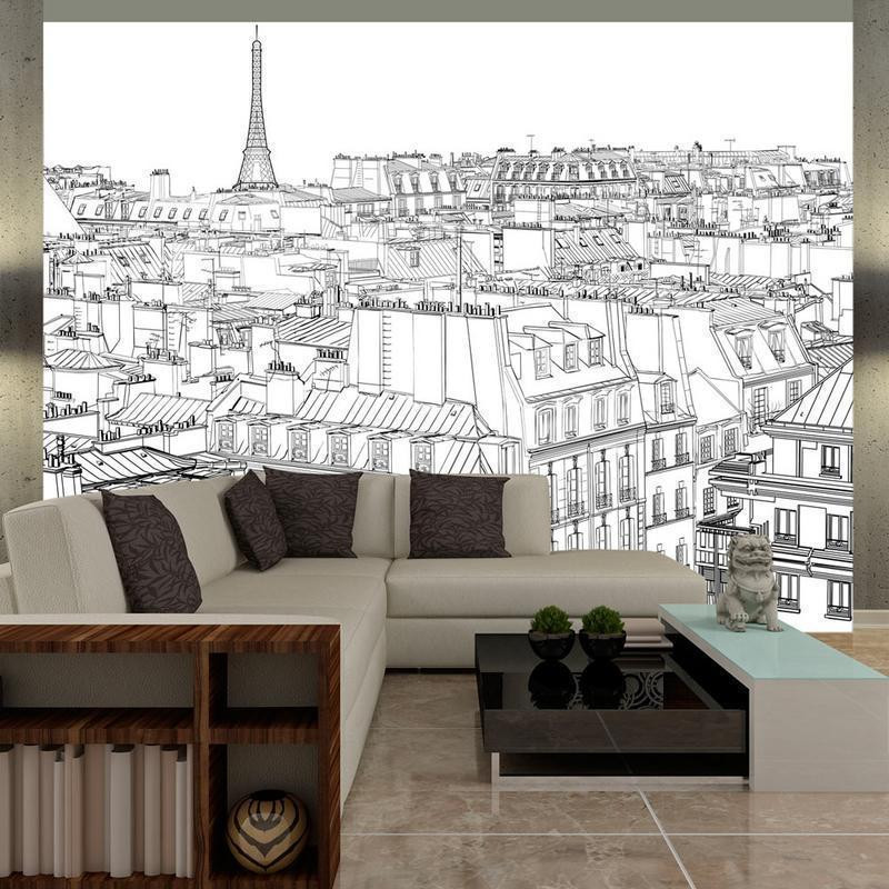 73,00 € Fototapeta - Parisians sketchbook