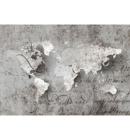 Carta da parati - Map and letter