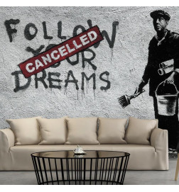 Fotobehang - Dreams Cancelled (Banksy)