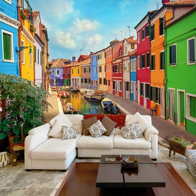 34,00 €Papier peint - Colorful Canal in Burano