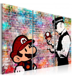 61,90 € Cuadro - Rainbow Brick (Banksy)