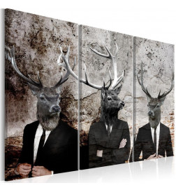 Canvas Print - Deer in Suits I