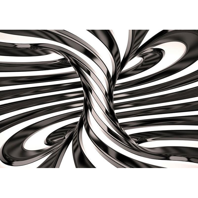 34,00 € Fotobehang - Black and white swirl