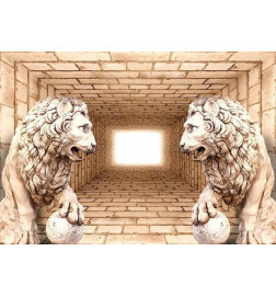Carta da parati - Mystery of lions