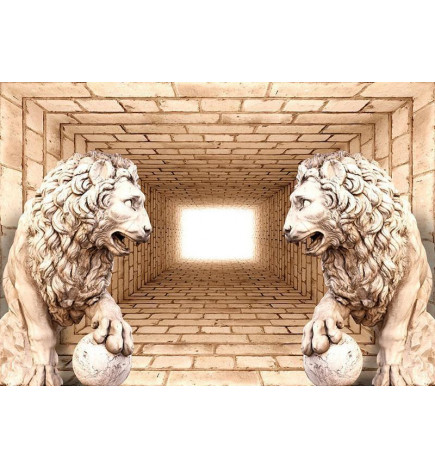 Carta da parati - Mystery of lions