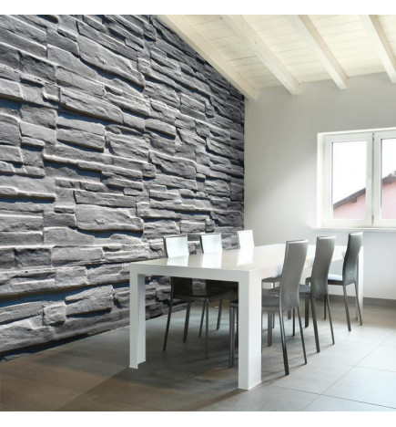 Foto tapete - Grey stone wall