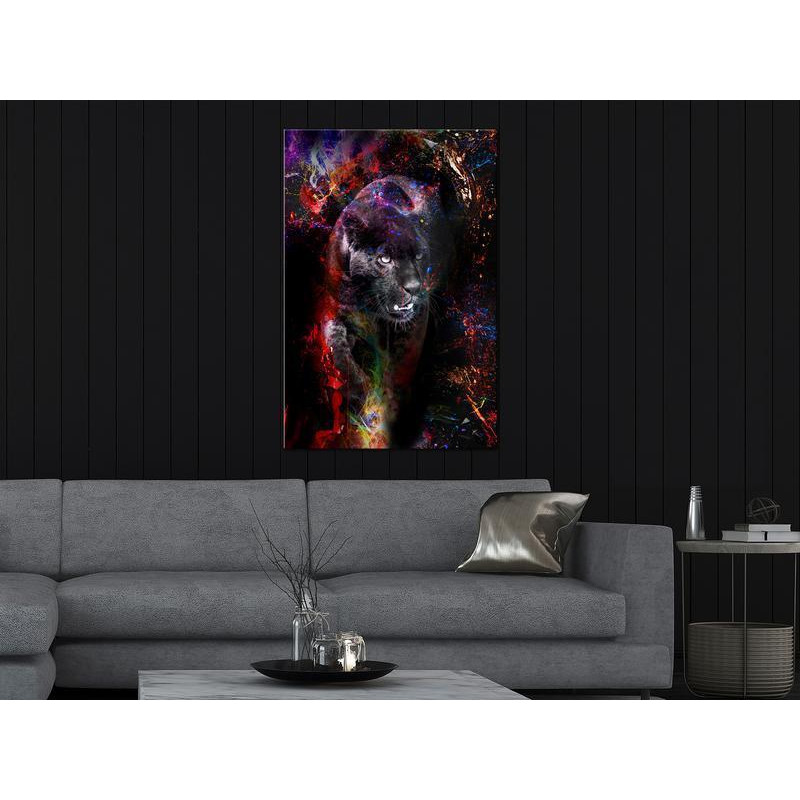 31,90 € Schilderij - Black Jaguar (1 Part) Vertical