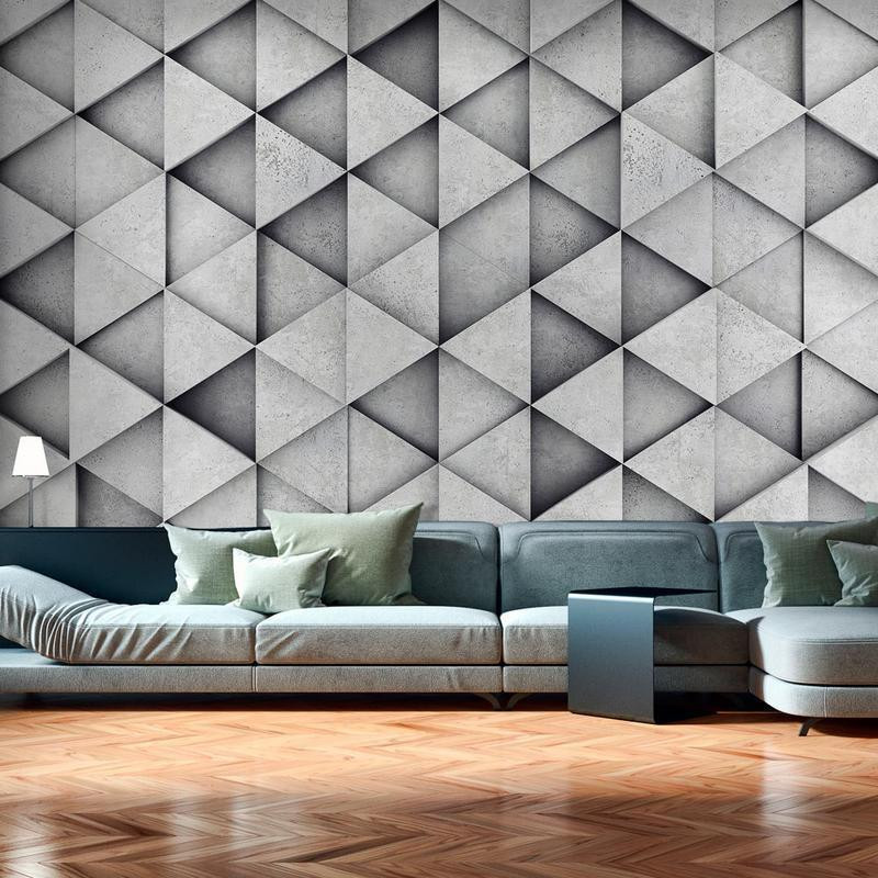 34,00 € Wall Mural - Grey Triangles