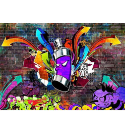 Carta da parati - Graffiti: Colourful attack