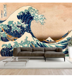 Fototapete - Hokusai: The Great Wave off Kanagawa (Reproduction)