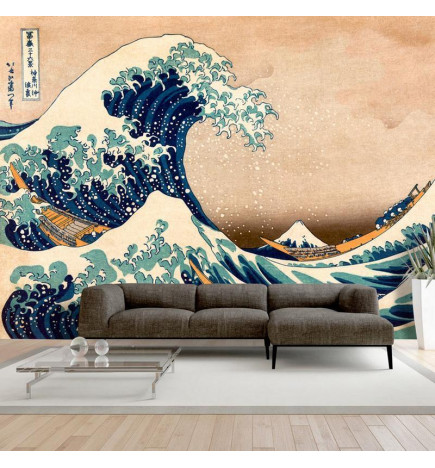 Fototapetti - Hokusai: The Great Wave off Kanagawa (Reproduction)