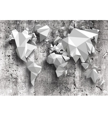 Fotobehang - World Map: Origami