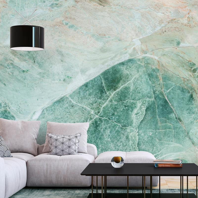 34,00 € Wall Mural - Turquoise Marble