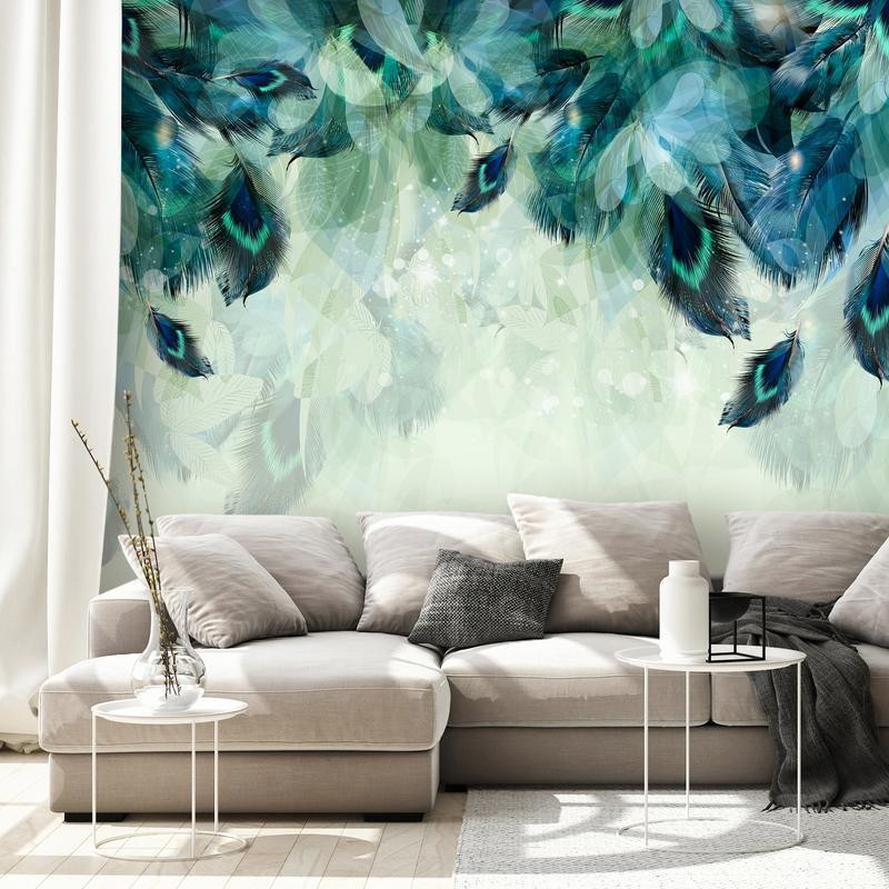 34,00 € Wall Mural - Emerald Feathers